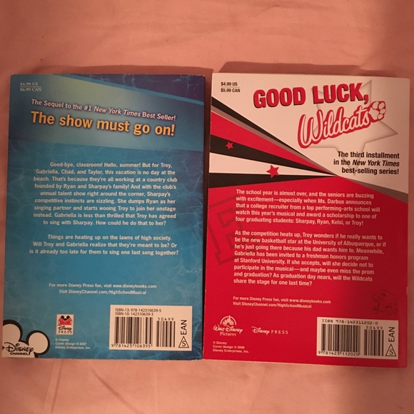 High school musical 2 and 3 books - Picture 2 of 3